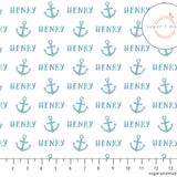 Sugar + Maple Personalized Knotted Baby Hat | Anchor