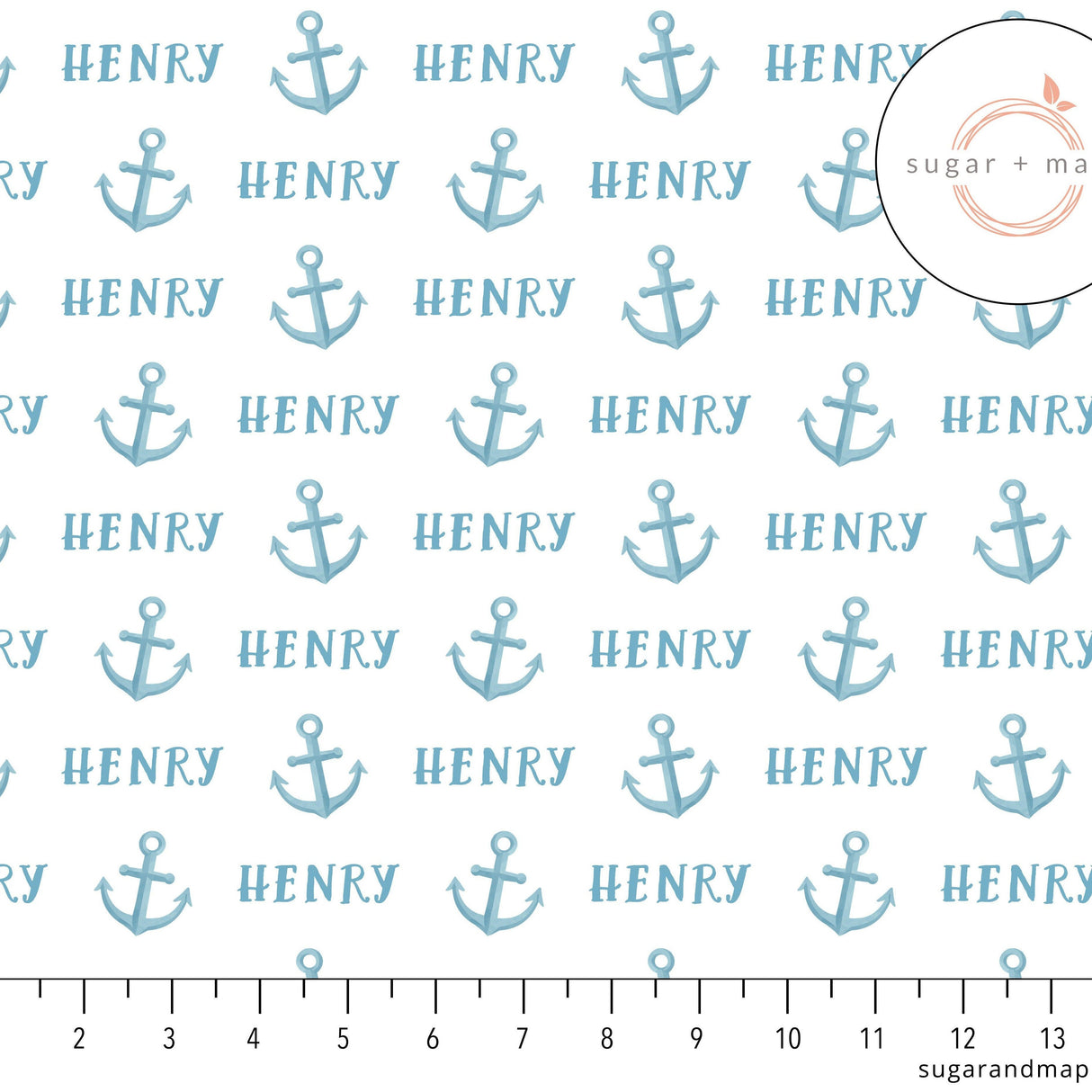 Sugar + Maple Personalized Stretchy Blanket | Anchor