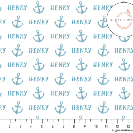 Sugar + Maple Personalized Stretchy Blanket | Anchor