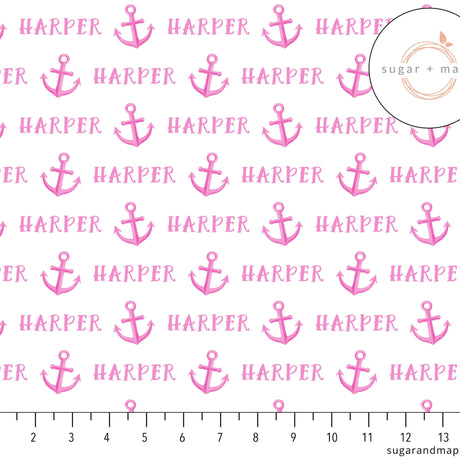 Sugar + Maple Personalized Stretchy Blanket | Anchor