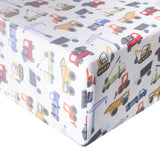 Premium Knit Fitted Crib Sheet in Diesel by Copper Pearl