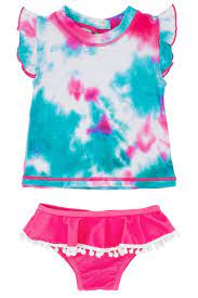 Feather 4 Arrow - Seashell Ruffle Set - Beach Party Tie-Dye