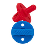 Sweetie Soother™ Pacifier Set in Hero Red & Hero Blue by Itzy Ritzy