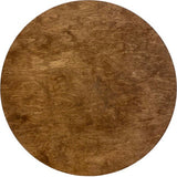 Sugar + Maple Round Base Personalized Wood Name Sign | English Chestnut