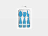 Happy Utensils by EZPZ in Blue