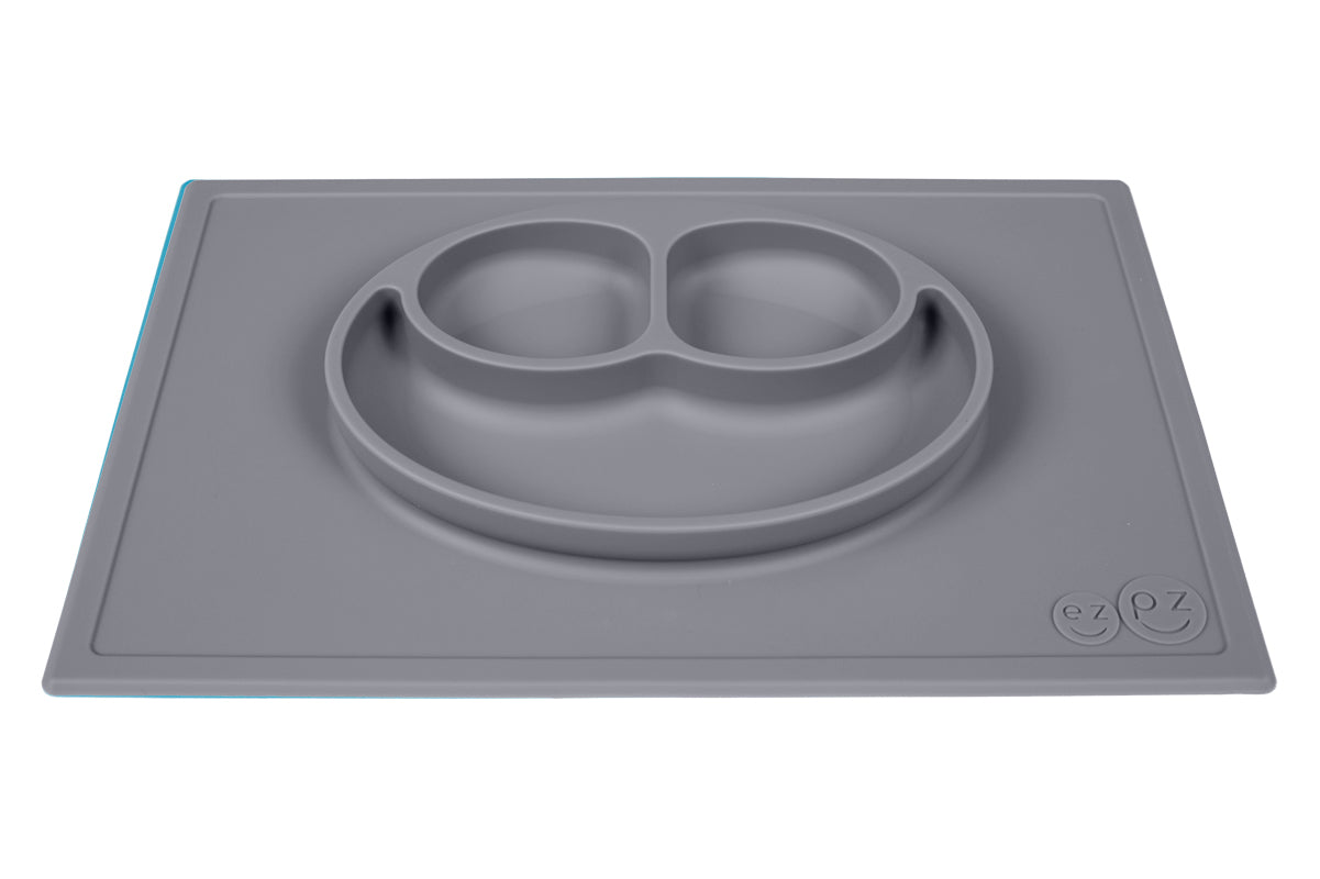 Happy Mat in Gray