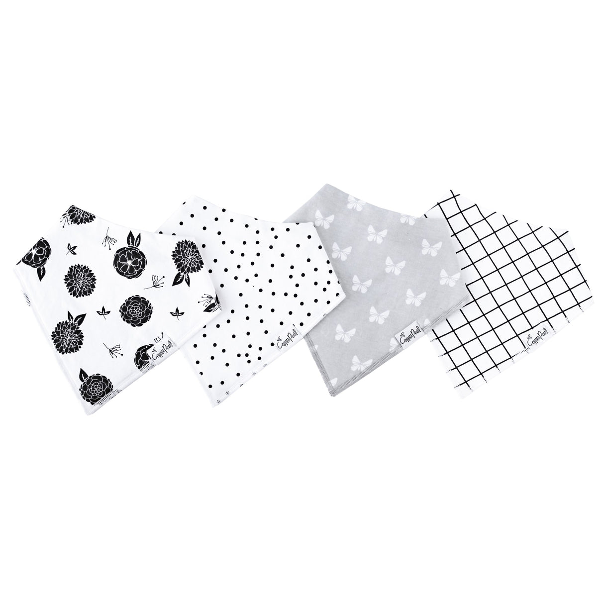 Baby Bandana Bibs in Willow Set by Copper Pearl