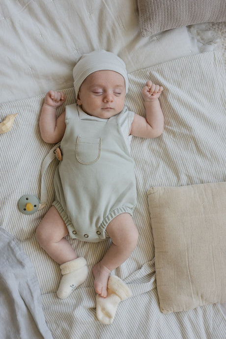 Dean Romper in Jade by 1 + in the family