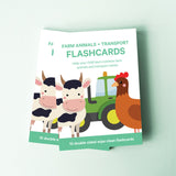 Farm Animal & Transport Flashcards by My Little Learner