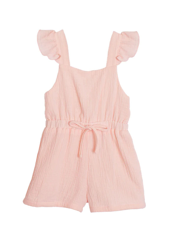 Isobella + Chloe - Fresh Meringue Sleeveless Woven Romper