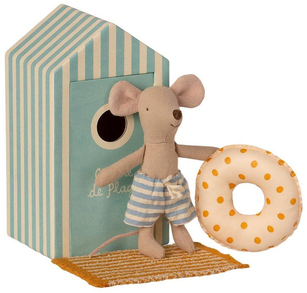 Beach Mice, Little Brother in Cabin de Plage by Maileg