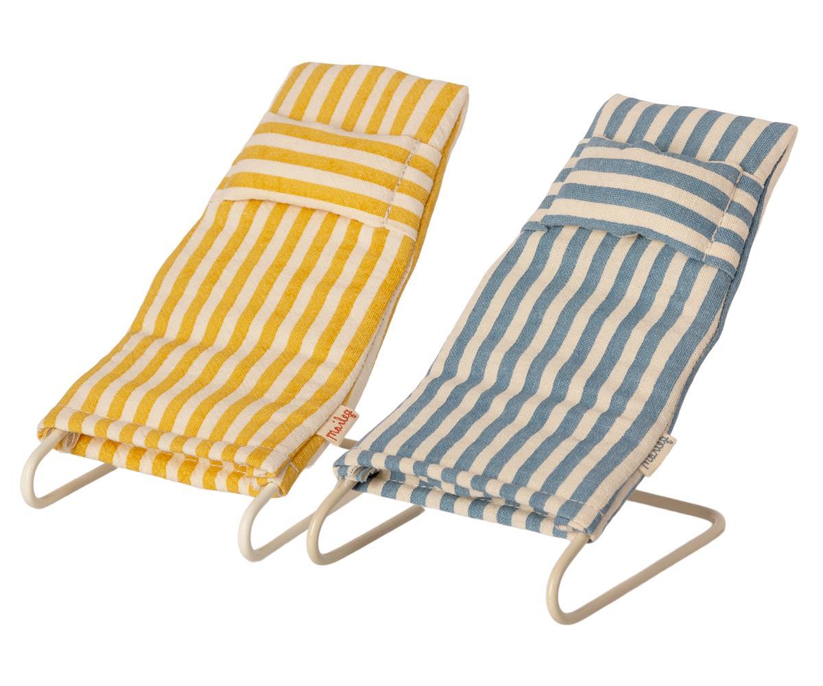Beach Chair Set, Mouse by Maileg