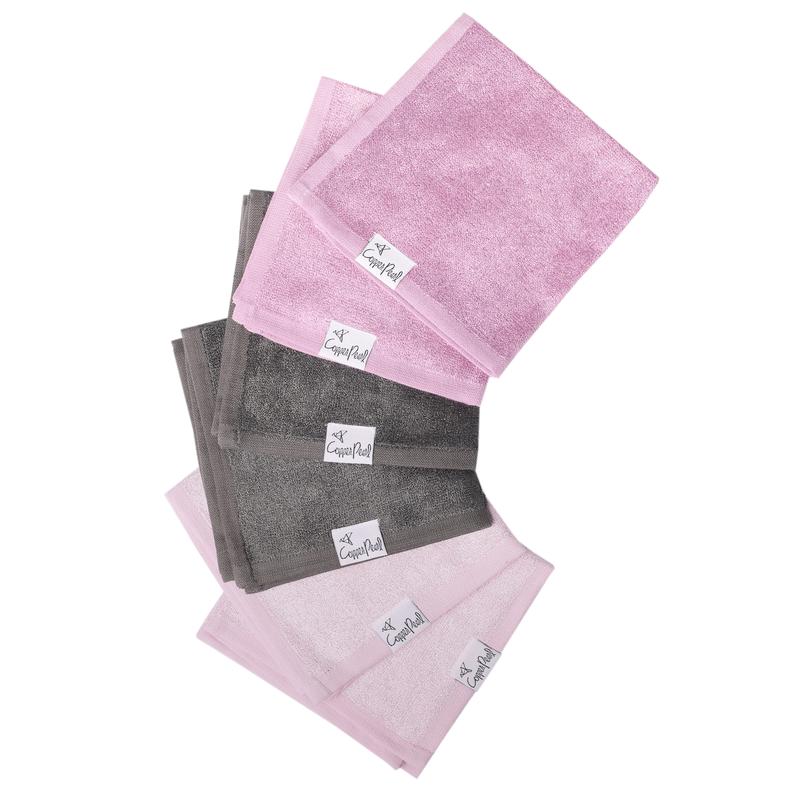 Bamboo Washcloths 6 Pack in Lily by Copper Pearl