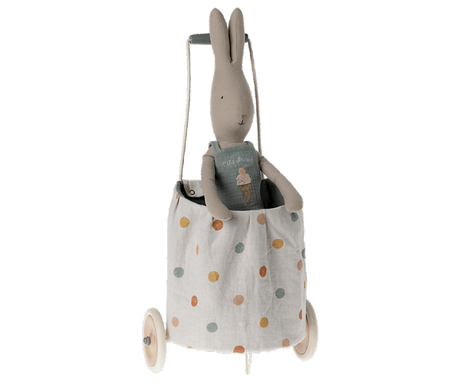 Multi Dots Trolley in Blue by Maileg