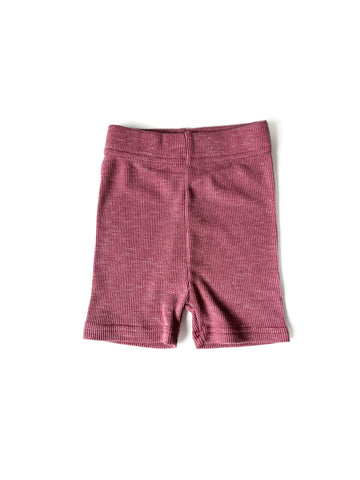 Ribbed Biker Short by Little Bipsy