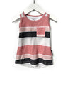Washed Stripe Pocket Dress by Little Bipsy