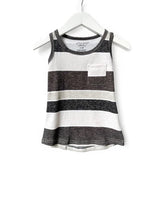 Washed Stripe Pocket Dress by Little Bipsy