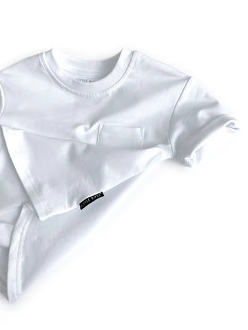 Favorite Tee in White by Little Bipsy