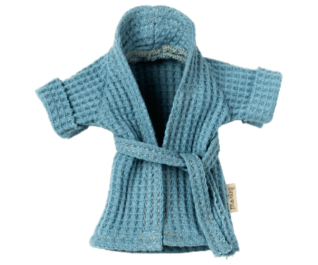 Bathrobe for Dad Mouse in Dusty Blue by Maileg
