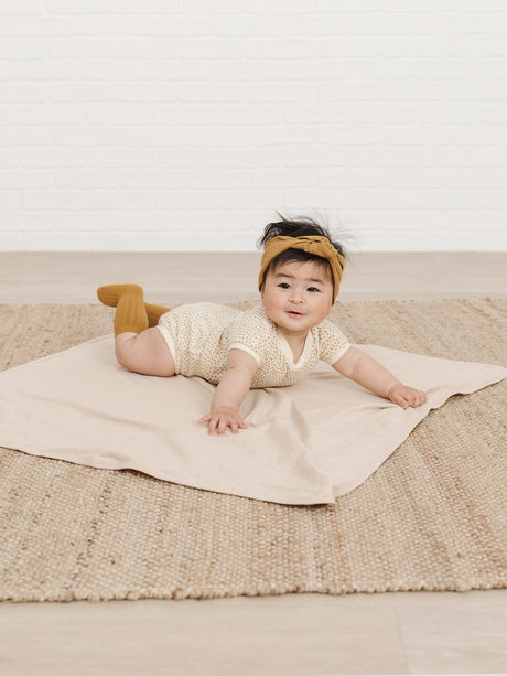 Retro Romper in Ivory by Quincy Mae