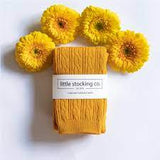 Cable Knit Footless Tights by Little Stocking Co.
