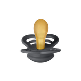 BIBS - Pacifier 2 pk Supreme Collection - Iron/Baby Blue