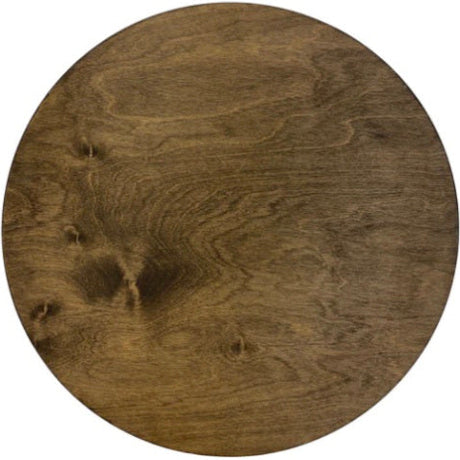 Sugar + Maple Round Base Personalized Wood Name Sign | Jacobean