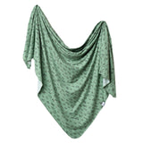 Knit Swaddle Blanket in Poe by Copper Pearl