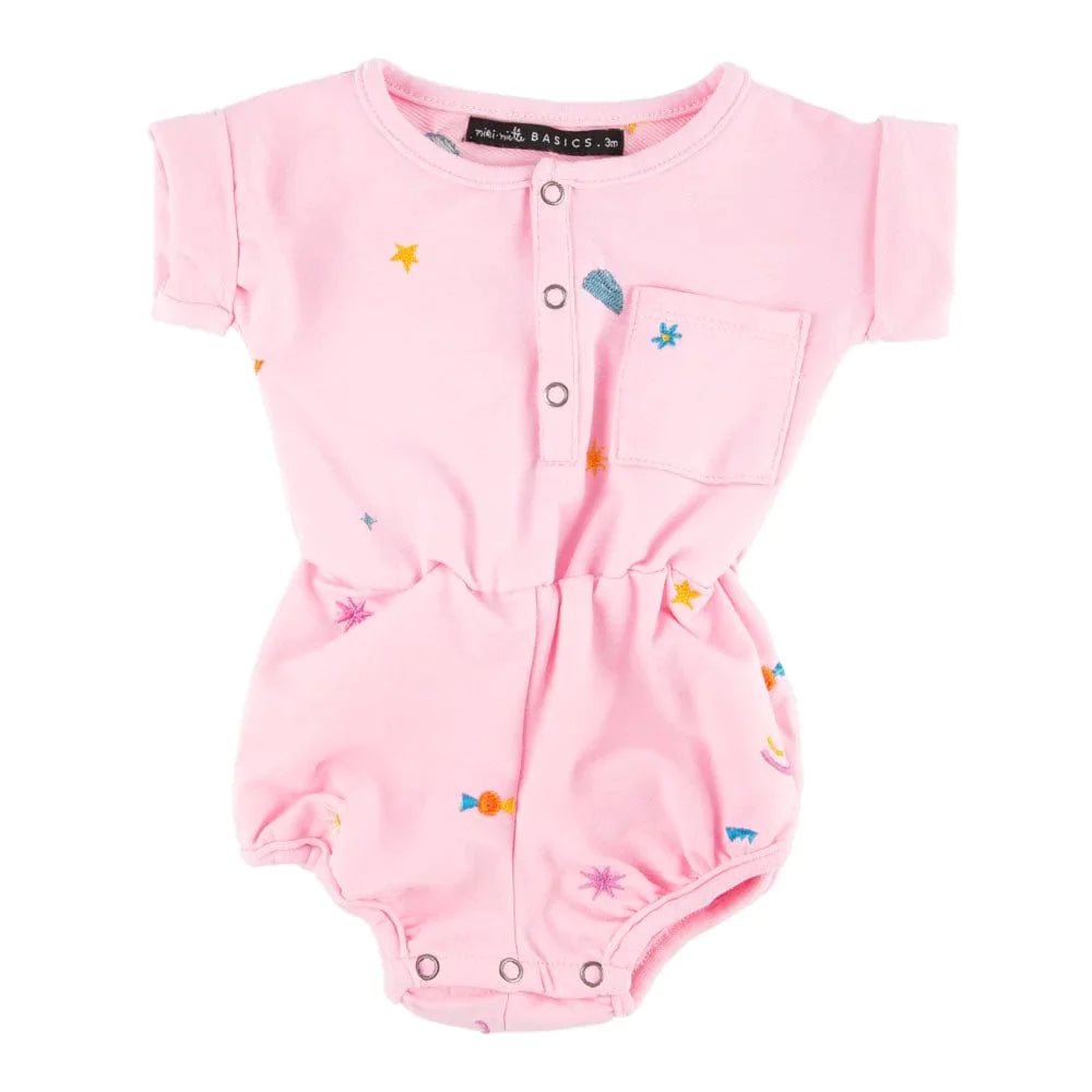 Judy Bubble Romper in Scribble by Miki Miette
