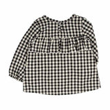 Mona Blouse Cerisa Check by Miki Miette
