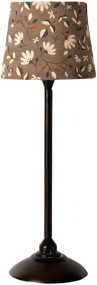 Miniature Floor Lamp in Anthracite by Maileg