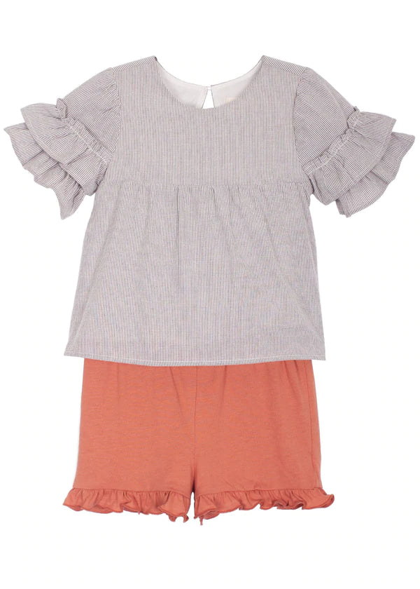 Mabel + Honey - Olivia Woven + Knit 2 pc Set