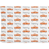 Sugar + Maple Personalized Changing Pad Cover | Trucks