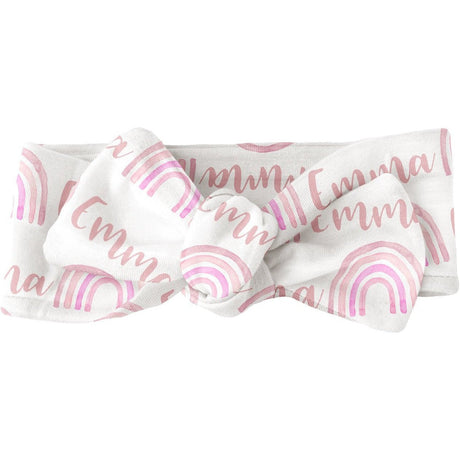 Sugar + Maple Personalized Bow | Rainbow