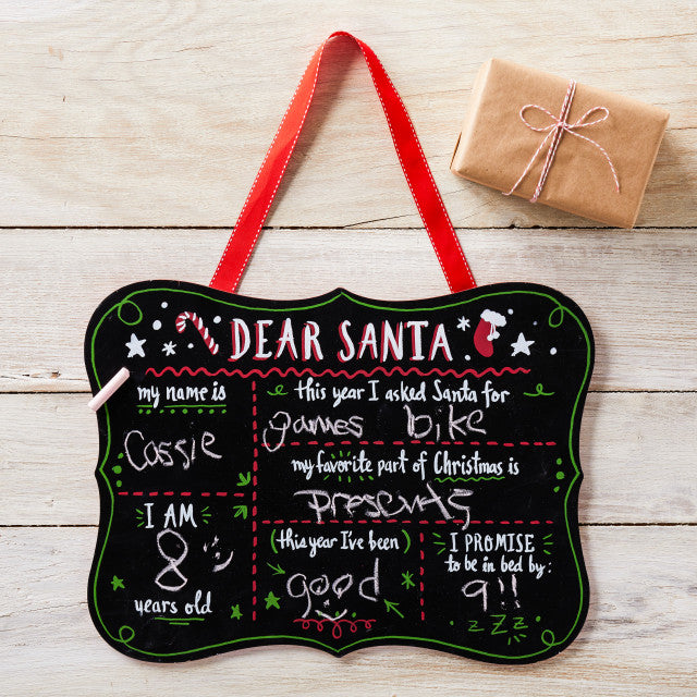 Dear Santa Chalkboard by Demdaco