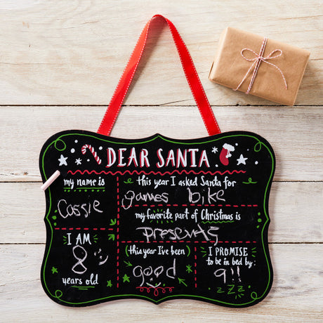 Dear Santa Chalkboard by Demdaco