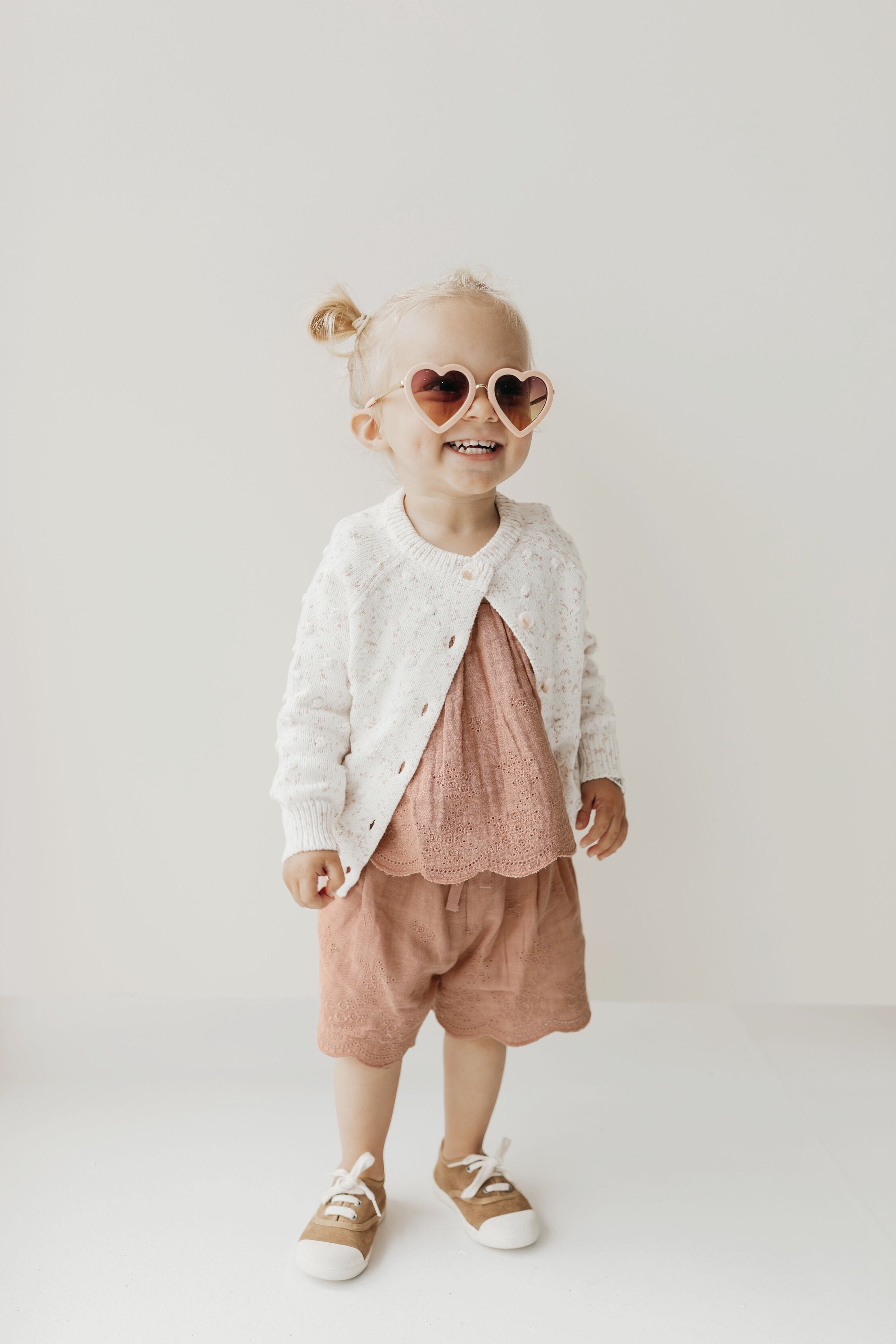 Dotty Cardigan in Candy Sprinkles by Jamie Kay – Pi Baby Boutique