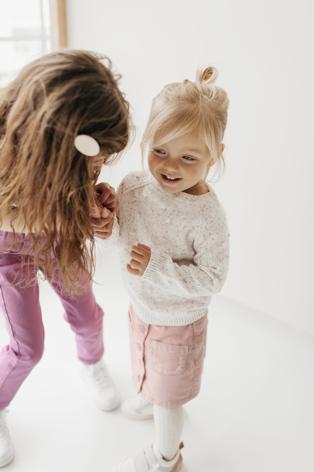 Dotty Knit Sweater in Candy Sprinkles by Jamie Kay