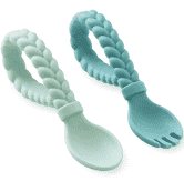 Sweetie Spoons™ Spoon + Fork Set in Mint by Itzy Ritzy