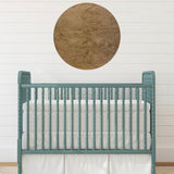 Sugar + Maple Round Base Personalized Wood Name Sign | Special Walnut