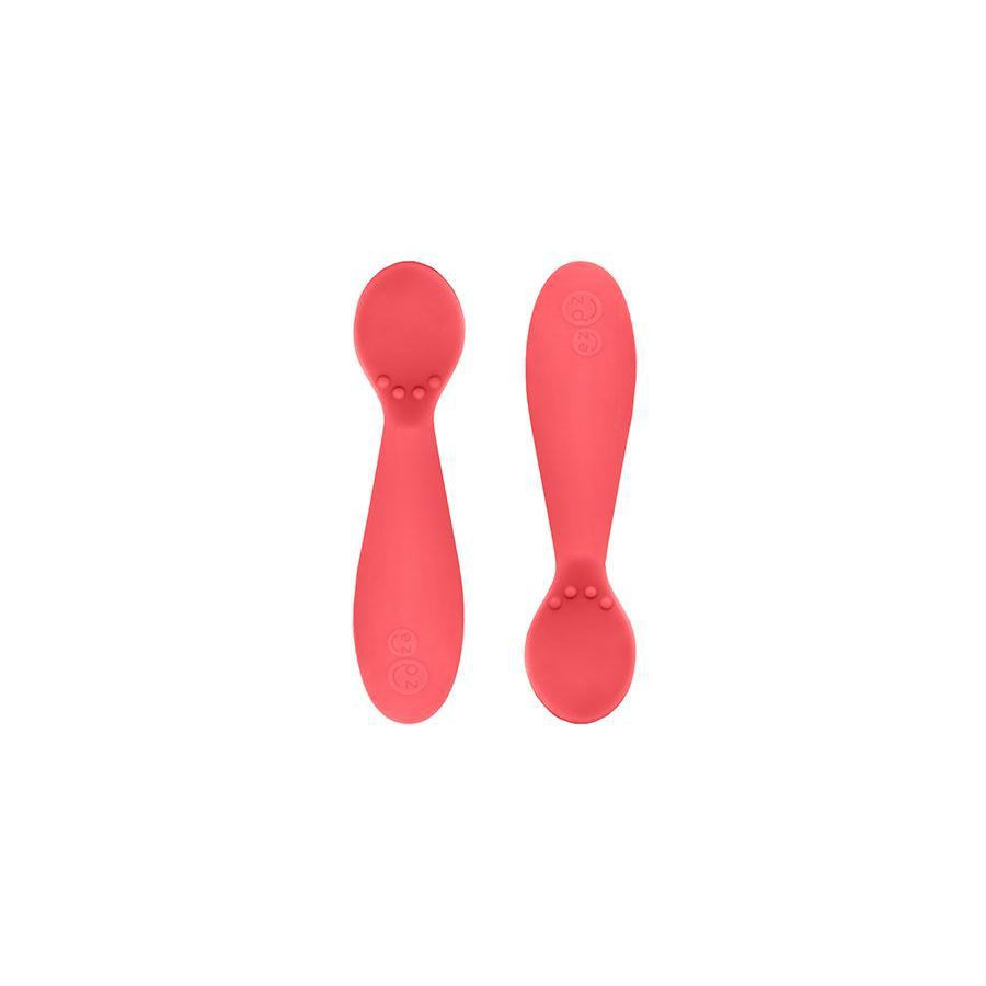 Tiny Spoon Twin Pack in Coral by EZPZ