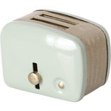 Miniature toaster & bread in mint by Maileg
