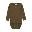 Ribbed Bodysuit by Minymo