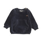 Velour Sweatshirt in Collegiate Blue by Minymo