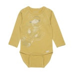 Long Sleeve Bodysuit in Southern Moss by Minymo