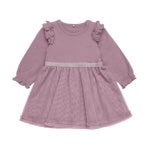 Tulle Dress in Grape by Minymo