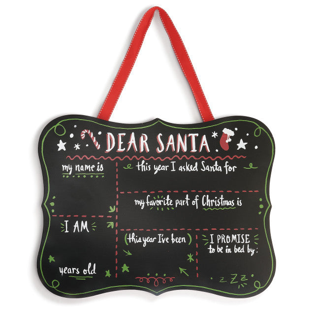 Dear Santa Chalkboard by Demdaco