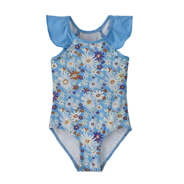 Baby Water Sprout One-Piece Swimsuit in Lago Blue by Patagonia