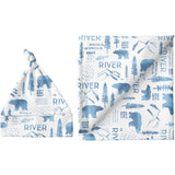 Sugar + Maple Personalized Blanket & Hat Set | Woodland