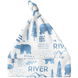 Sugar + Maple Personalized Knotted Baby Hat | Woodland